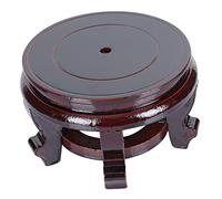 SEWOART Staffa di Base in Legno Titolari Cerchio Solido Home Decor piedistallo per Piante fioriera Legno fito Stand di propagazione Supporto in Legno per terrario vegetale di Legno