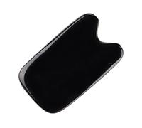 SEWOART Strumento Gua Sha in Corno Naturale Nero 2 Pezzi per Massaggio Facciale e Terapia di Raschiamento Bordi Lisci della Pelle e Rilassamento