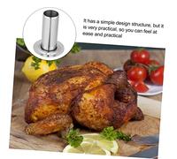 SEWOART Supporto Pollo BBQ in Inossidabile Graticola per Arrosto con Design Pratico Portautensili per Barbecue da Terrazzo e Adatto e Marinature Diverse