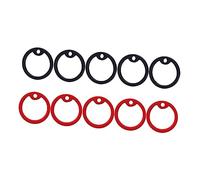 SEWOART Targhetta Cane Personalizzata Cerchio Per Targhetta Per Animale Anello in Silicone Silenzioso Muti Per Cani Da Compagnia Set 10 Pezzi