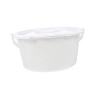 SEWOART Vaso Portatile Per Anziani Con Manico e Coperchio Comodo Secchio Per Urina Per Utilizzo Casa e Viaggi Design Antiscivolo e Materiale Resistente