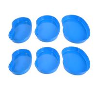 SEWOART Vassoio Conta-Pillole in ABS Resistente da 6 Pezzi 3 Dimensioni Organizzatore di Farmaci Portatile per Assistenza Infermieristica e Gestione Pillole da Viaggio