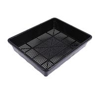 SEWOART Vassoio Germinazione e Coltivazione 2 Pezzi 37x30 Cm per Piantine Orto Balcone Foro Piccolo e Ventilazione Anti-marciume in Plastica Resistente Leggera