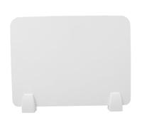 Sewroro 1 Impostato Divisore Desktop Film cartelle Privacy per Gli Studenti Tavolo Schermo divisorio Barriera Anti-sputi Scheda divisoria dello Schermo tavola per scrivania plastica Bianca