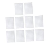 Sewroro 10 fogli Adesivi Tondi Doppio Lato Senza Traccia per Fai da Te Adesivi Autoadesivi per Progetti Scolastici e Organizzazione Domestica Facili da Usare Rimuovibili e Resistente