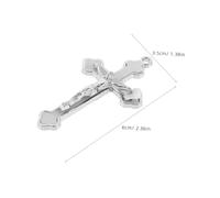 Sewroro 10 pezzi Miniature Cross Pendant For DIY Jewelry Making Metal Religious Charms With Modern Design For Necklaces Bracelets Earrings And Bags