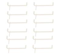 Sewroro 100 Ganci per Pannello in ABS Kit di Ganci Multiuso da 2 CM di Distanza Resistenti per Garage Officina e Negozi Organizzazione Utensili e Pannelli Parete Confezione da 100