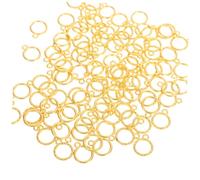 Sewroro 100 Pezzi Aperte Zinco per Gioielli Diy Mini Ciondoli Vuoti Rotondi Resistenti e Versatili per Collane Bracciali Ed Epossidica Resin Art