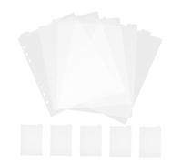 Sewroro 10fogli Divisori Trasparenti Per Raccoglitori in Pvc Di Buona Qualità Linguette Staccabili Per Quaderni Blocchi Note e Agende Per Organizzare Libri Relazioni e Presentazioni