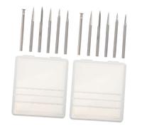 Sewroro 12 Pezzi Di Forniture Per Incisione Rotante Per Gambo - Scultura Compatibile Con Dremel Con Trapano Per Micro Intaglio Per Lavorazione Del Legno Punte Per Scultura Fai Da Te