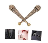 Sewroro 12 Pezzi Punte Cravatta Bolo in Metallo Antico con Motivo Intagliato Terminali per Cordoncino Cravatta Fai da Te Accessori Vintage per Collane e Gioielli