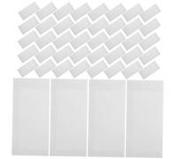 Sewroro 120 pezzi Buste Adesive Piccole per Contanti e Appunti Buste Bianche Multifunzione per Budget e Biglietti Formato Compatto Facili Usare e Resistenti