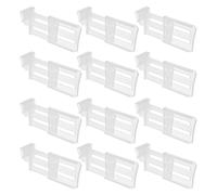 Sewroro 12Pezzi Divisori Regolabili per Frigorifero da Design per Organizer Salvaspazio Facile Installazione Senza per Bottiglie