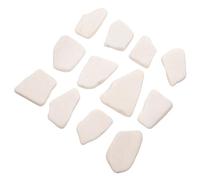 Sewroro 12pezzi Pietre Irregolari per Pittura di Sassi per Decorazioni Artistiche Materiale Resistente e Facile da Colorare per Giardini e Ornamenti Domestici