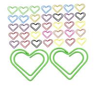 Sewroro 150 Pezzi Graffette Metalliche Multicolori per Organizzazione Documenti Accessori Ufficio e Scuola Eleganti Segnalibri Decorativi per Speciali