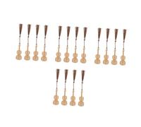 Sewroro 16 Pezzi Segnalibri a Forma di Violino Bambù Leggeri e Resistenti con Design Scolpito Dettagliato Marcatori Pagina Decorativi per Donne e Amanti Della Lettura