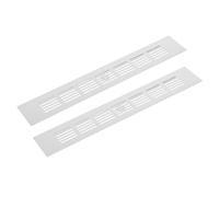Sewroro 2 pezzi Alluminio per Armadi e Copertura per Duct Door con Facile e Design Colore Argento per Aerazione e Dissipazione Del