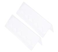 Sewroro 2 Pezzi Espositore Acrilico Trasparente per Monete Supporto da Tavolo Stabile per Collezionisti Vetrina Desktop per Numismatica e Raccolta Monete