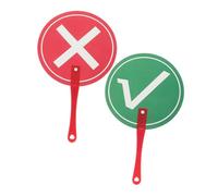 Sewroro 2 Pezzi Palette Voto Classroom Robusta Pannelli Risposta Vera Falsa per Insegnanti e Attività Ludiche Interattive