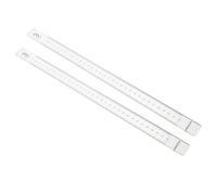 Sewroro 2 Pezzi - Righello Guide in Ceramica Argilla Didattica Artigianato Lastra Trasparente Pannello di Bastoncino Guida di Misurazione Bastoncini Spessore Lastre di Ceramica