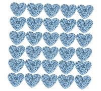 Sewroro 200 Pezzi Patch Decorative Forma Cuore Scintillanti Adornamenti Fai da Te per Gioielli Toppe Paillettes Pratiche per Braccialetti e Collane