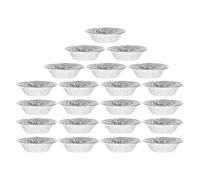 Sewroro 200 Pirottini in Alluminio Usa e Getta per Muffin e Budino, Tortiere Rotonde Leggere e Resistenti, Contenitori per Dolci da Forno per Feste e Preparazioni Casalinghe