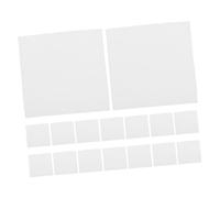 Sewroro 20pezzi Carta Fibra Ceramica Ignifuga per Isolamento Forno Microonde Fogli Quadrati per Progetti Fai da Te e Creazioni Artigianali