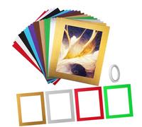 Sewroro 20pezzi Passepartout per Foto Cornici Resistente varietà di Protezione per Artworks e Foto Facile Installazione e Utilizzo