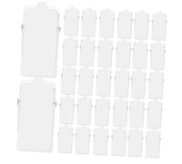 Sewroro 24 Pezzi Clip Autoadesive Trasparenti per Memo Documenti e Progetti Diy Pratici Supporti per Casa Scuola e Ufficio Facili su Lisce