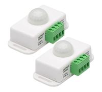 Sewroro 2Pezzi Infrarossi per Luce Movimento Interruttore con Rilevamento per Strisce Luce e Illuminazione