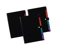 Sewroro 3 pezzi Cartellina Portadocumenti Espandibile per Ufficio Organizer per Documenti con Capacità e Design Elegante per Scuola e Lavoro