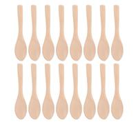 Sewroro 36 Cucchiai in Legno Naturali per Maschere Facciali Accessori Pratici per Trucco Fai da Te Utensili Leggeri e Resistenti per Mescolare Cipria e Prodotti Cosmetici Set da 36