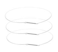 Sewroro 3pezzi Fascia Di Fissaggio Per Porta Lavatrice Guarnizione Molla Per Sostituzione Di Ricambi Per Lavatrici Carica Frontale