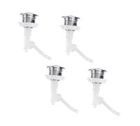 Sewroro 4 pezzi Pulsanti per Wc in Resistente Compatibili con Serbatoi con Facili da Installare e Sostituire Hotel e Locali