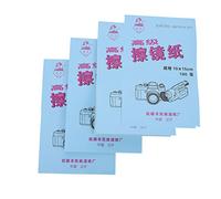 Sewroro 400fogli Carta Per Pulizia Lenti Microscopio Di Carta Pulente Portatile Assorbente e Resistente Per Rimuovere Polvere e Macchie Per Uso Scientifico e Laboratorio