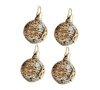 Sewroro 4pezzi Ciondolo Aromatico Sospeso Sfere Diffusori Ciondolo Decorativo Per Aromaterapia Per Collana Pendente Design Retrò