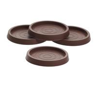 Sewroro 4pezzi Sottobicchieri Rotondi per Mobili in Gomma per Tappi per Sottobicchieri per Mobili Evitano Scivolamenti su Pavimenti in