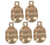 Sewroro 5 Pezzi Campanelli per Collare Animali Domestici Accessori Pet Collar Charms Piccoli Sonagli per Campanellini Decorativi Resistenti con Suono Chiaro per Braccialetti e Portachiavi