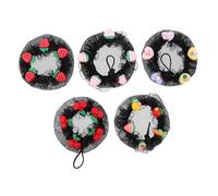 Sewroro 5 Pezzi Copri Chioma Chignon Invisibile per Ballerine Mini Ciambella per Chioma Traspirante e Leggera Strumento per Intrecciare per Saggi e Gare di Danza