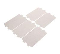 Sewroro 5 Pezzi Piastra in Mica per Microonde Resistente Alte Temperature Foglio Isolante per Ricambio Forno Microonde Protezione da Umidità e Cibo Adattabile per Uso Cucina
