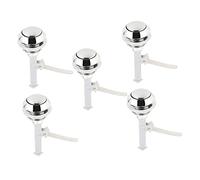 Sewroro 5 Pezzi Pulsante per Scarico Wc Alta Facile Installazione e Compatibile con La Maggior Parte Dei Wc Design Elegante e Duraturo