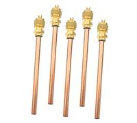 Sewroro 5 pezzi Valvole per Refrigeranti Valvole Carico per Sistemi Refrigerazione e Condizionamento Aria Resistenti e Facili da Installare per Manutenzione