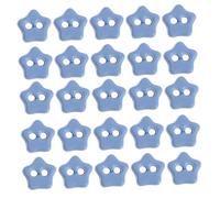 Sewroro 50 Pezzi Durable Metal Two Hole Sewing Buttons for Doll Clothing Handmade Craft Projects Shoes Bags