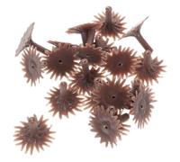 Sewroro 50pezzi Supporto Albero Miniatura Durabile Per Modelli Architettonici e Diorami Base Per Alberi Finta Per Paesaggi Creativi e Ferroviari Colore Marrone