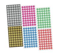 Sewroro 6 Fogli Adesivi A Adesivi A Con Glitter Per Adesivi A Con Glitter Etichette A Dei Comportamenti Per