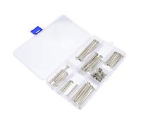 Sewroro 60 pezzi Album Locking Screws For Scrapbook And Account Book Binding Durable Nickel Plated Metal Easy To Install And Reusable