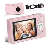 Sewroro 64gb Fotocamera Digitale Compatta con Schermo da Memoria da Zoom e Stabilizzazione Anti-vibrante per Scatti Retrò e Portatili per Viaggi e Principianti