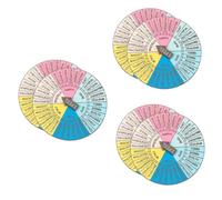 Sewroro 6pezzi Badge Ruota Delle Portatile Distintivo Smalto Per Benessere Psicologico Accessorio Decorativo Per Zaini e Borse Per Amici e Teenager