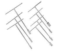 Sewroro 7 pezzi Chiavi T Handle da Cromato Set Chiavi Bussola Strumenti per Meccanici Include