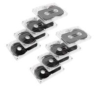 Sewroro 8 Nastri Audiocassette Vuoti Trasparenti da 60 Minuti per Registrazione su Cassetta, Musicassette Registrabili Versatili per Progetti Fai da Te, Istruzione e Diari Personali